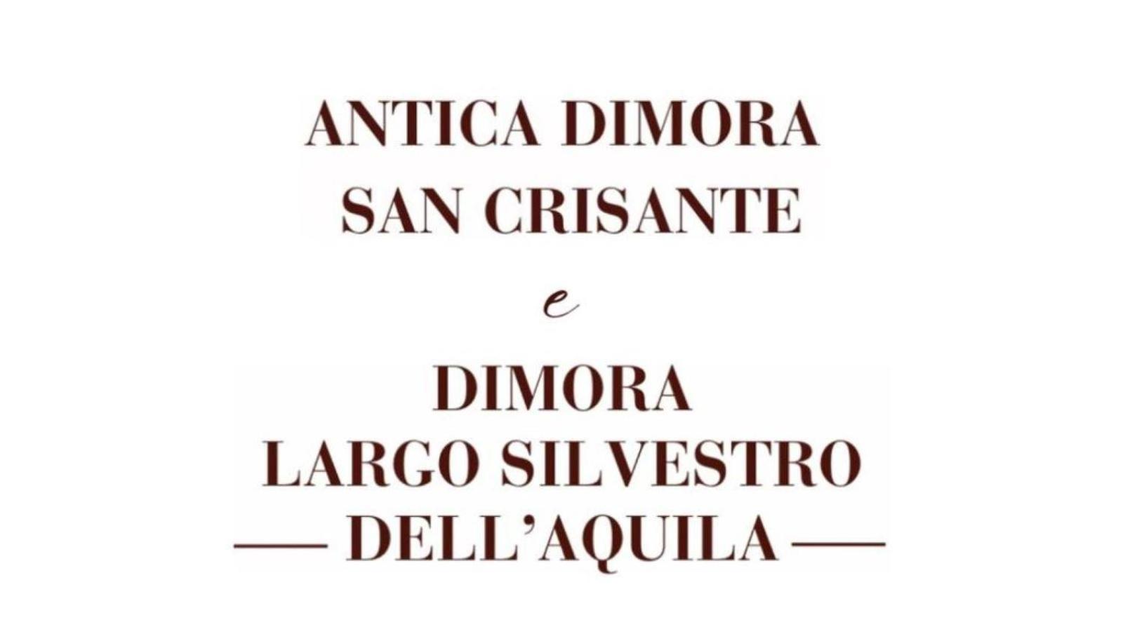 拉奎拉Antica Dimora San Crisante - Centro Storico公寓 外观 照片